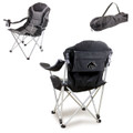 Boise State Broncos Reclining Camp Chair - Black | Picnic Time | 803-00-175-704-0-1