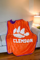 NC State Wolfpack Plush Reversible Blanket | Dormitory 101 | CLEM6080REV203