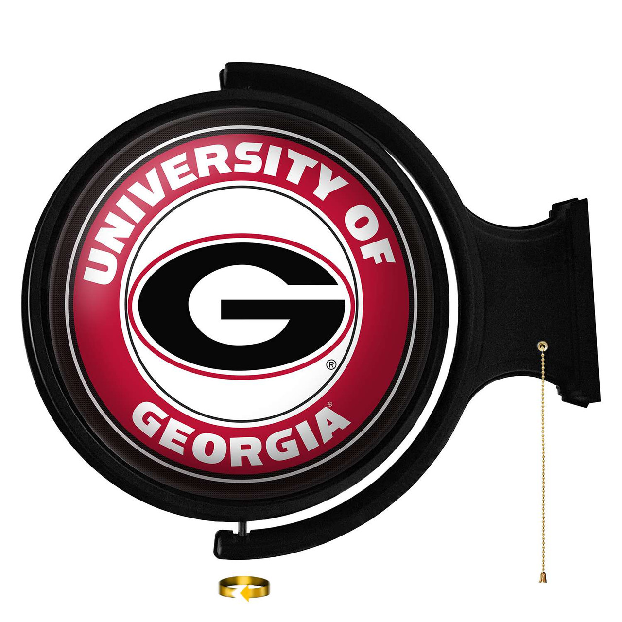 Georgia Bulldogs Fans Reserviertes Parkplatzschild – Geprägtes Aluminiumschild 20x30 Cm In Teamfarben