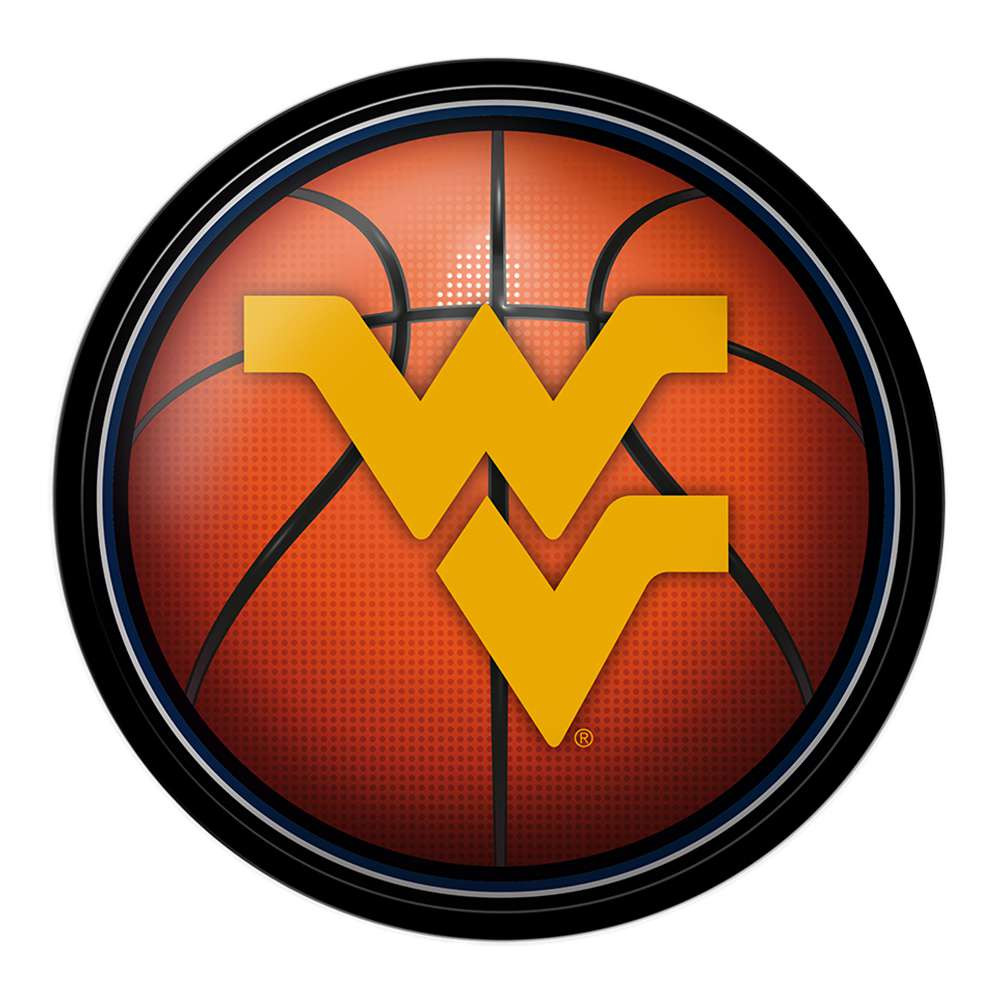 West Virginia Mountaineers: Basketball - Modern Disc Wall Sign