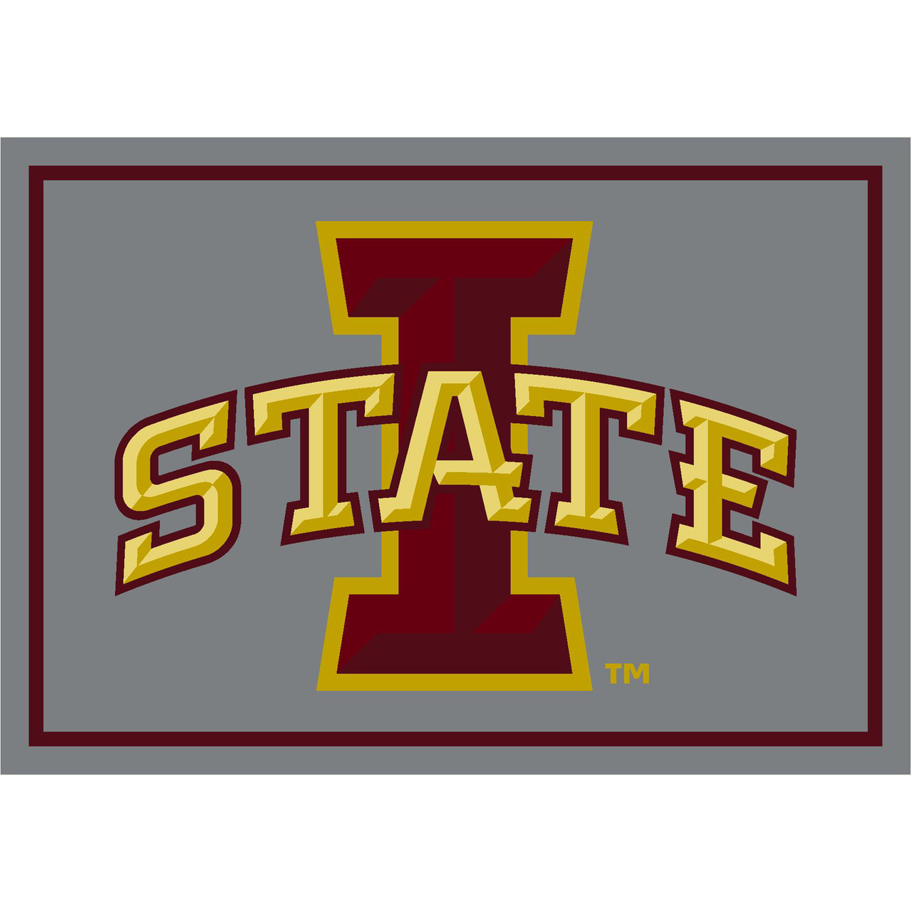 Iowa State Cyclones Spirit Rug 5x7