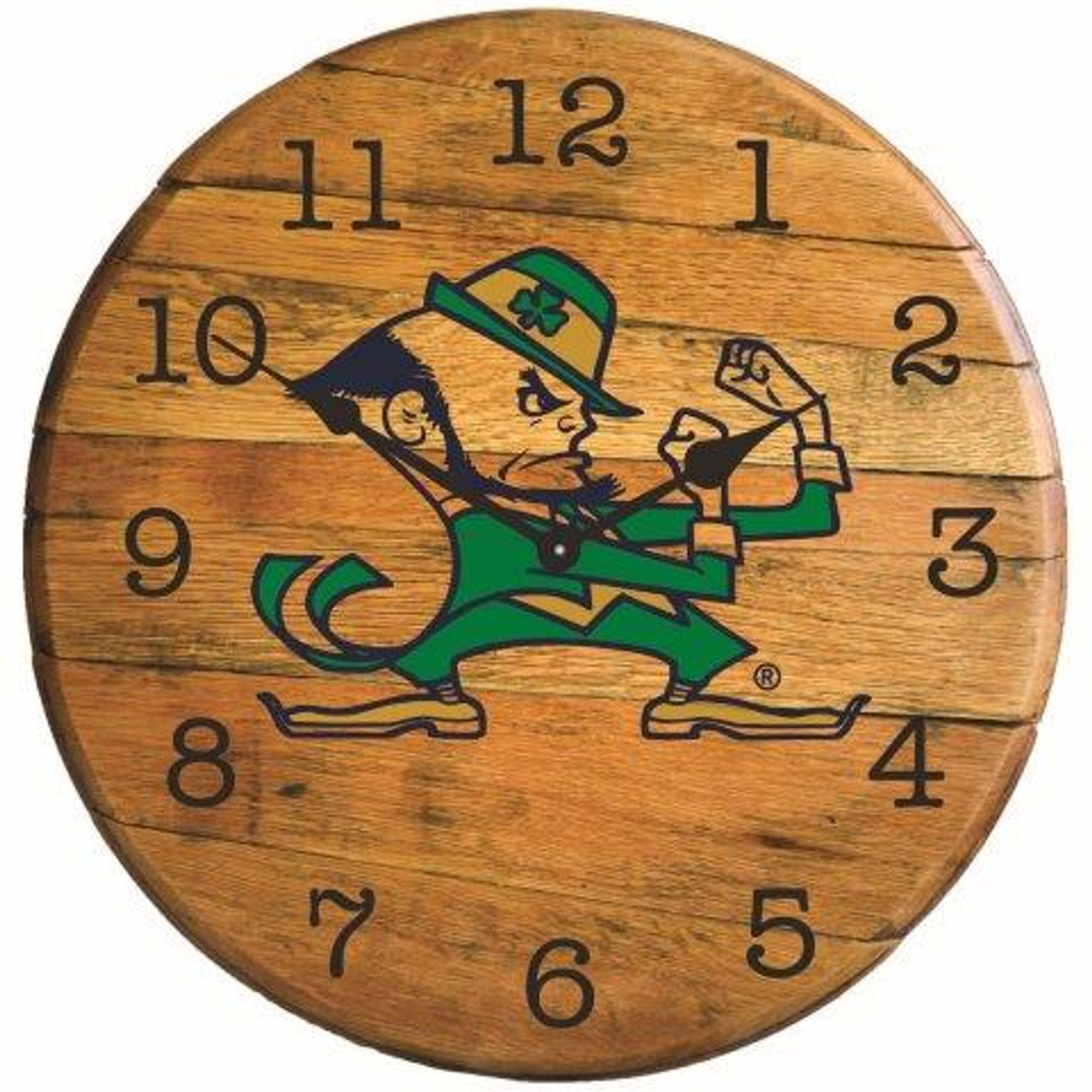 notre dame logo leprechaun