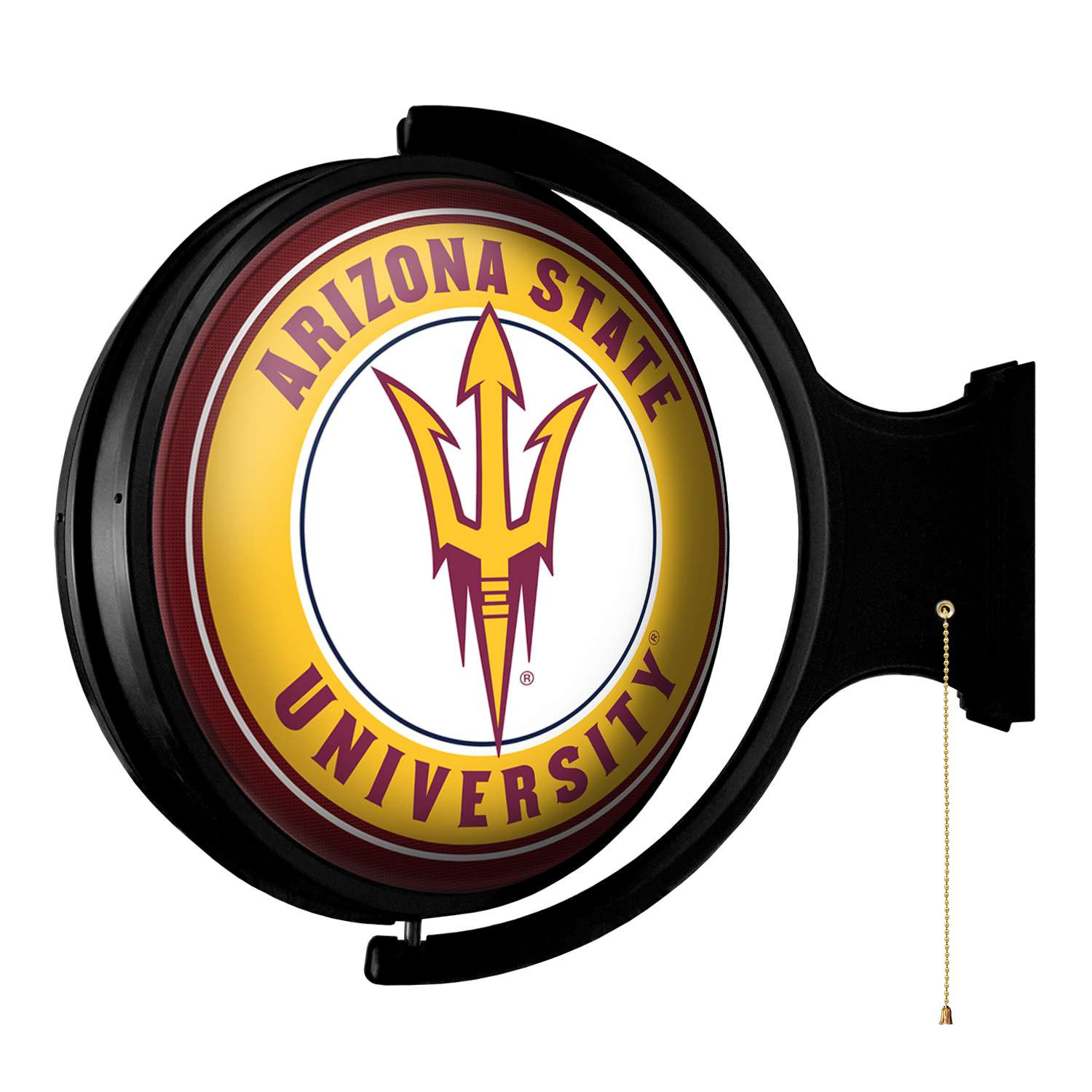 Arizona State Sun Devils: Original Round Rotating Lighted Wall Sign