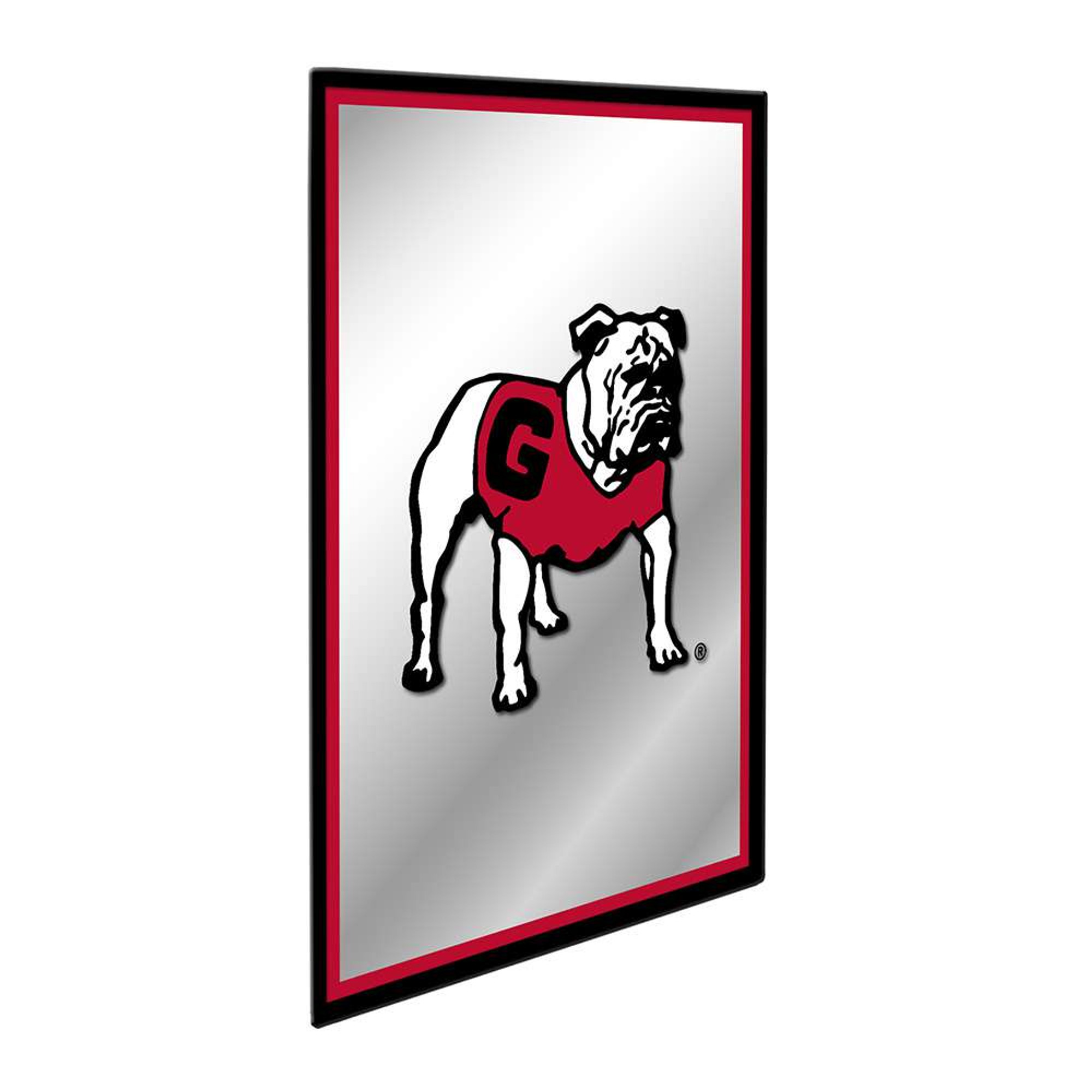 UGA Logo, red, logo, black, football, uga, bulldog, georgia, HD wallpaper