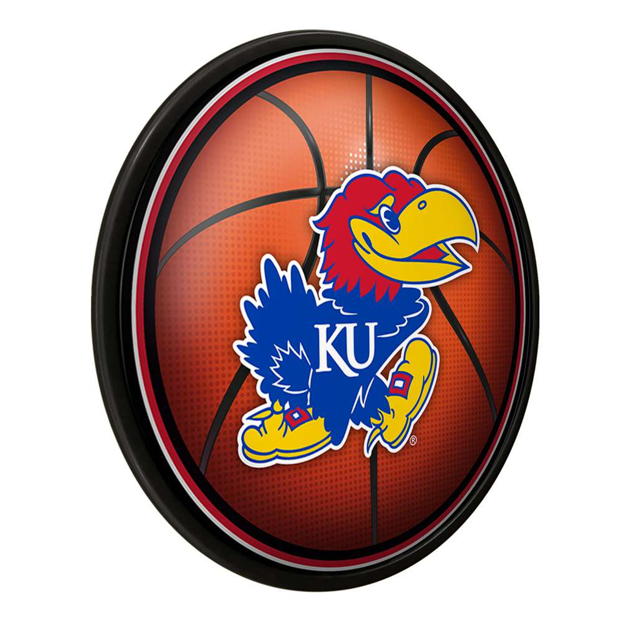 Kansas Jayhawks: Basketball - Modern Disc Wall Sign