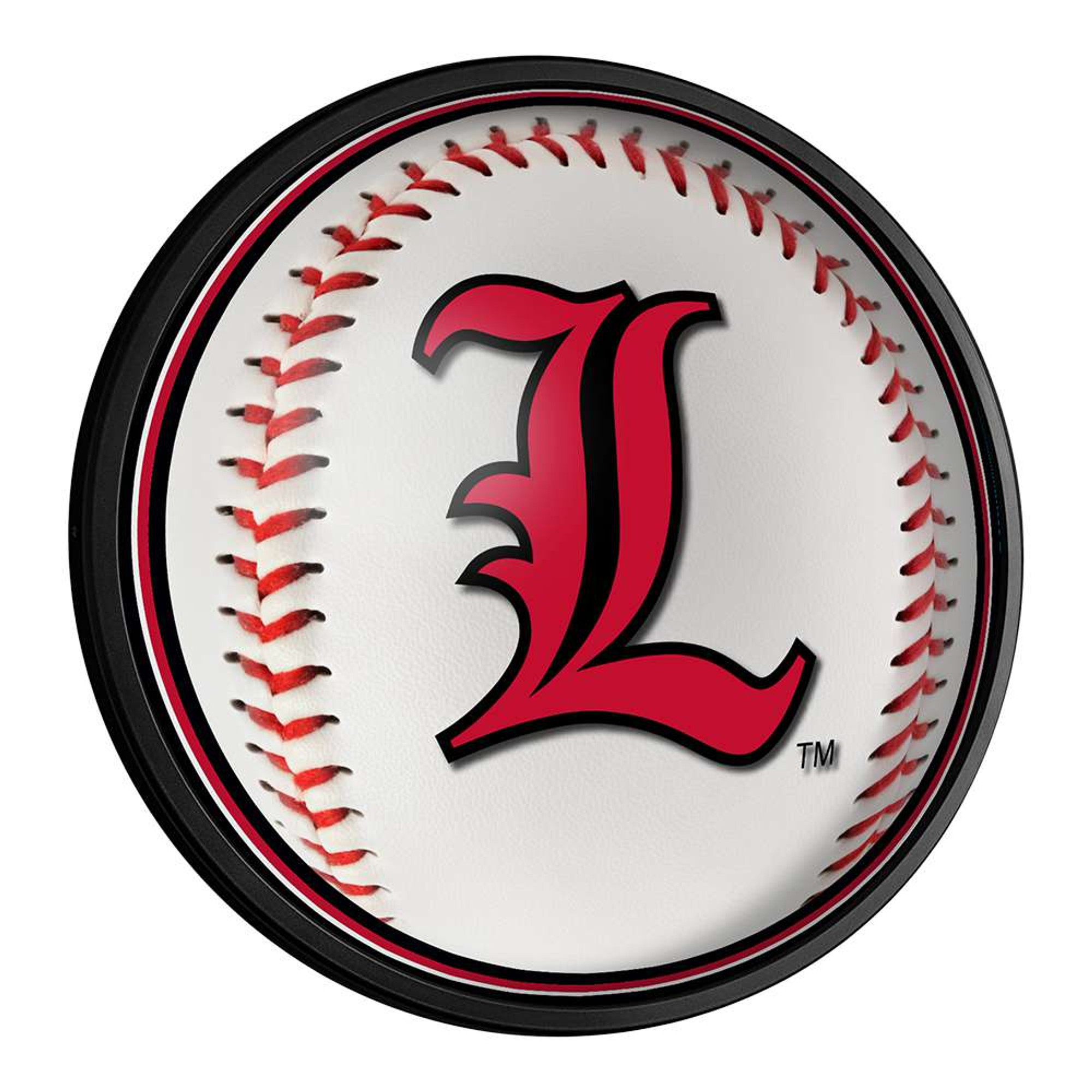 Louisville Cardinals Baseball - Slimline Lighted Wall Sign