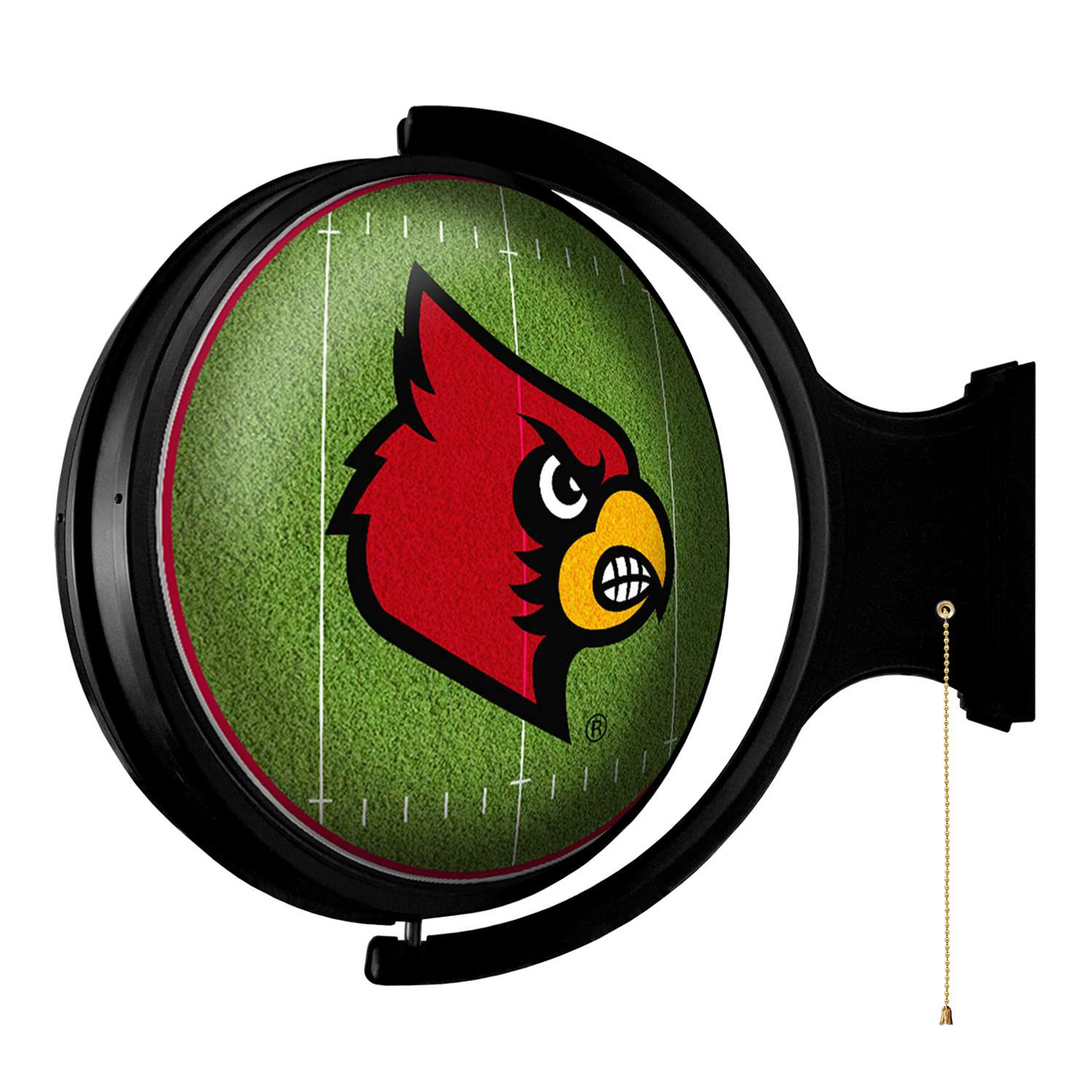 Louisville Cardinals Round Slimline Lighted Wall Sign