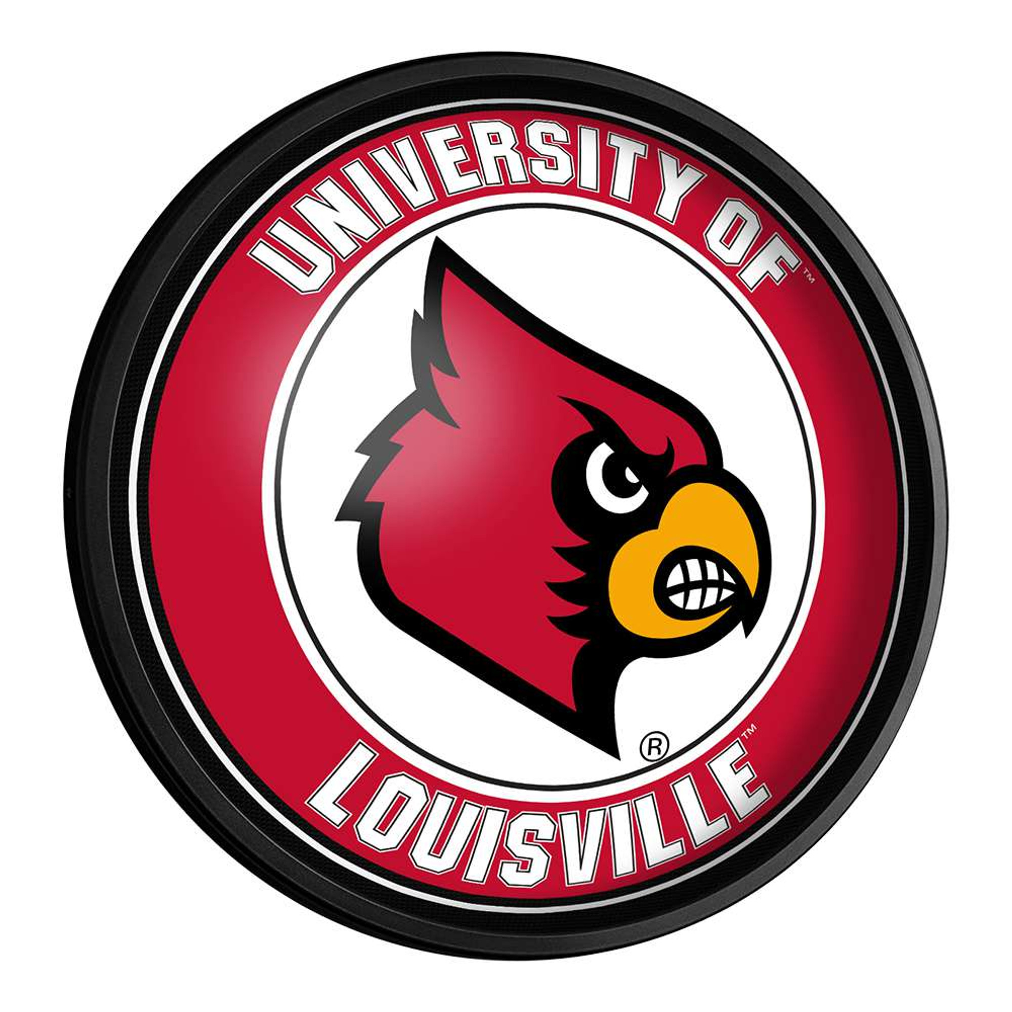 Louisville Cardinals on The 50 - Slimline Lighted Wall Sign