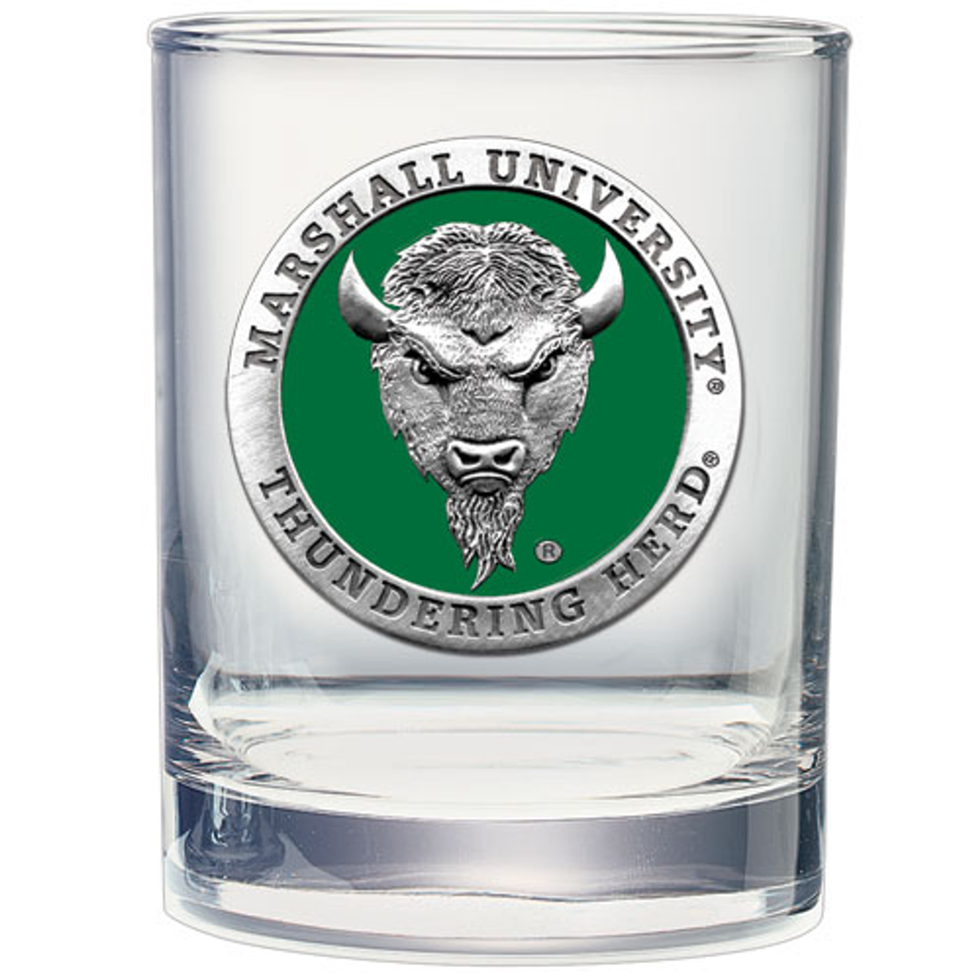 Marshall Thundering Herd Cocktail Glasses Marshall Thundering Herd Cocktail Glasses