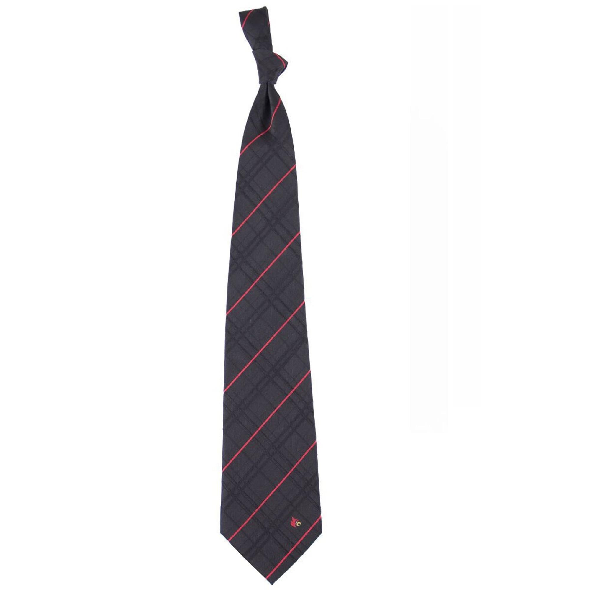 Louisville Cardinals Oxford Woven Tie - Black