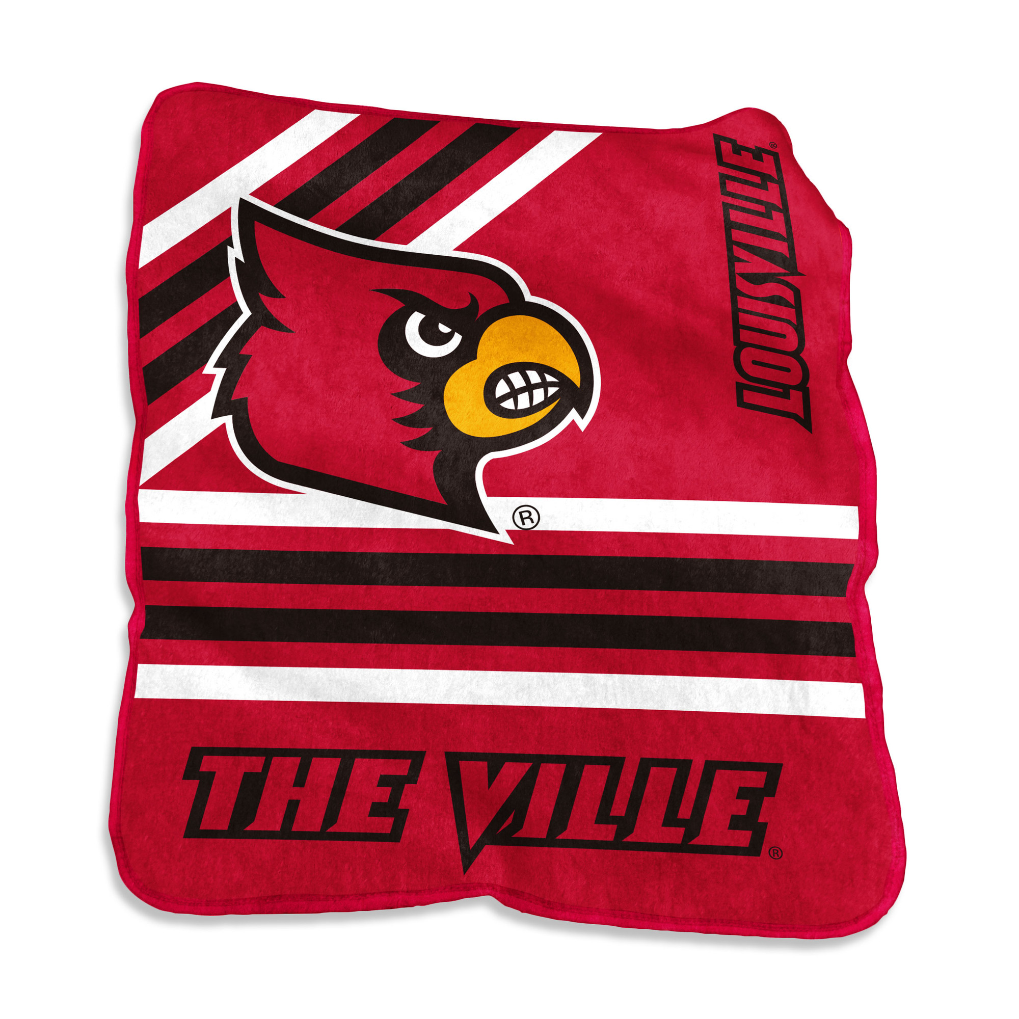 NCAA Louisville Cardinals Micro Fleece Throw Blanket