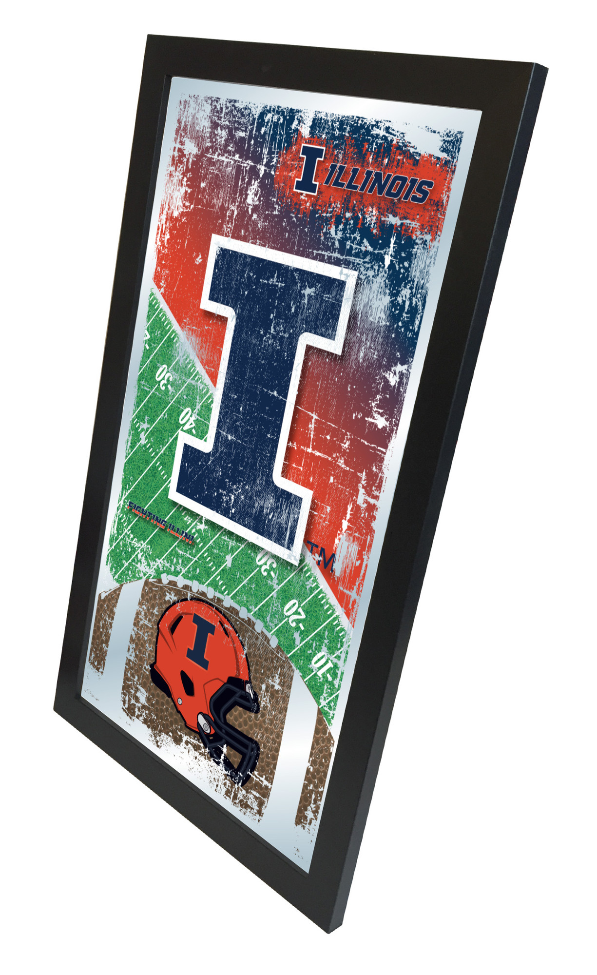 The Fan-Brand 20 in. Illinois Fighting Illini Mirrored Barrel Top Mirrored  Decorative Sign NCILLI-245-01 - The Home Depot