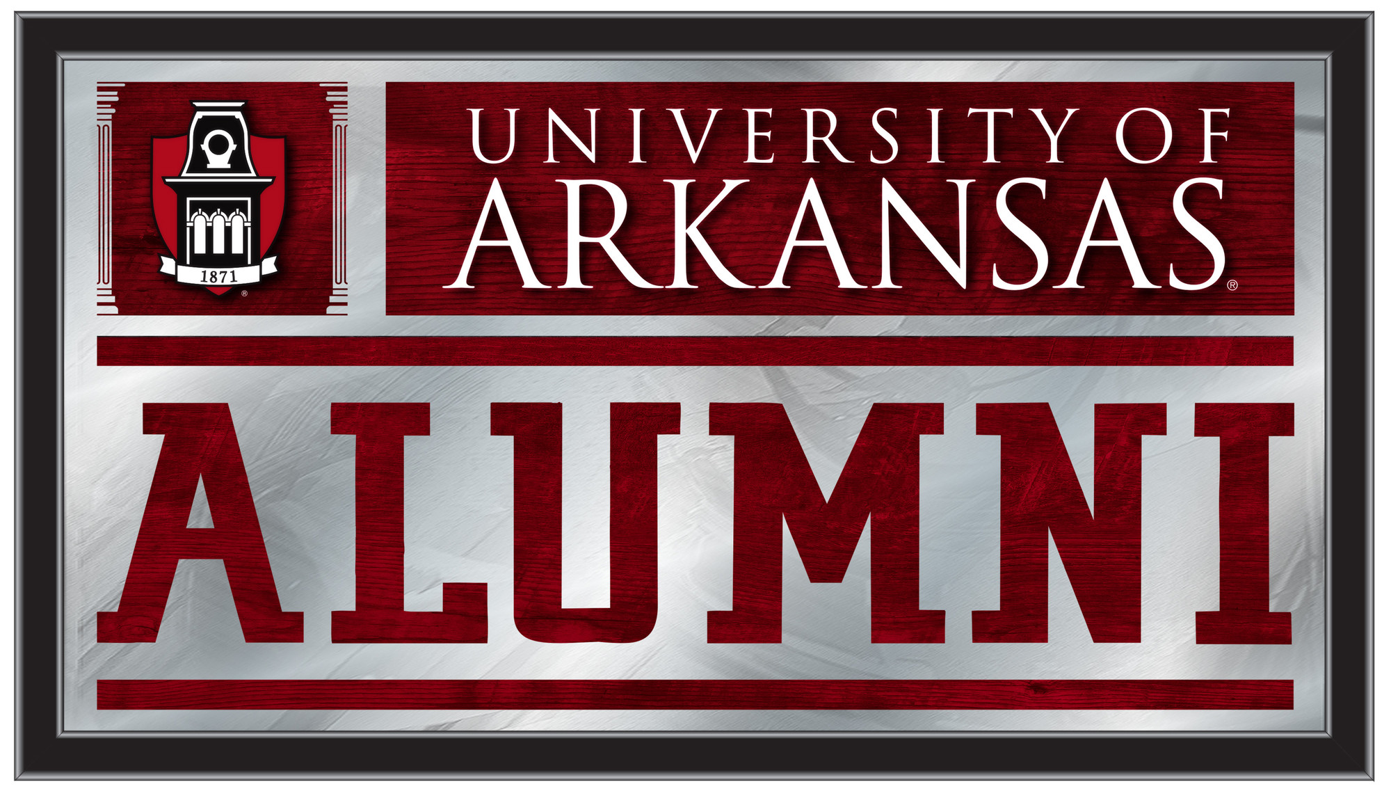 Arkansas Razorbacks Alumni Wall Mirror