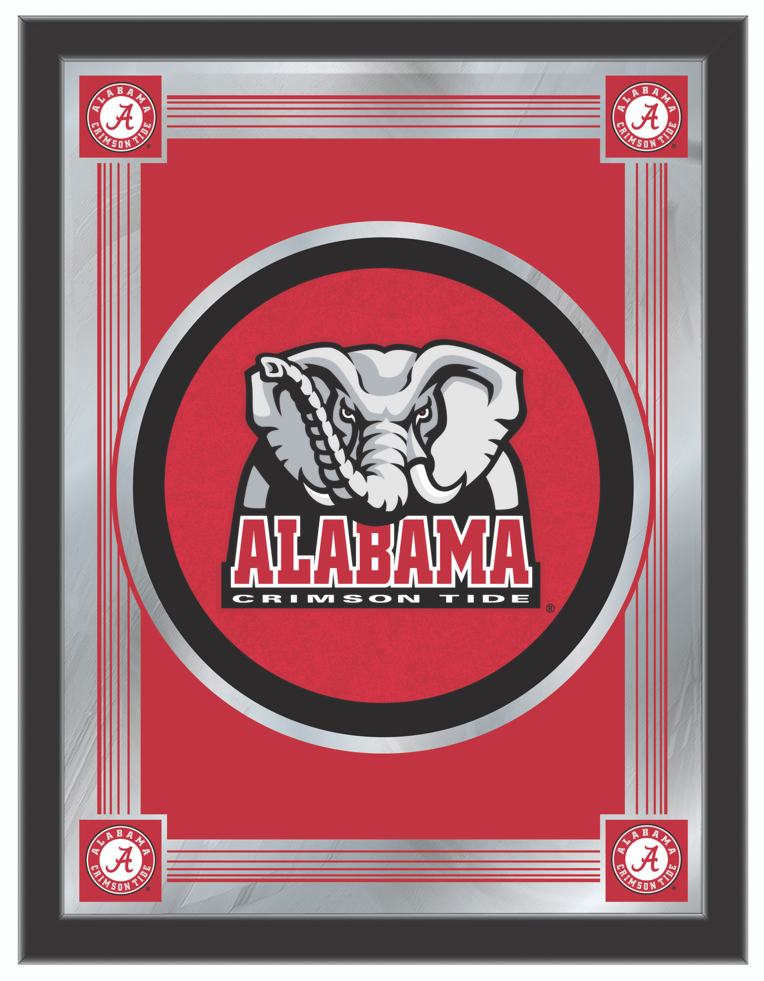 Alabama Crimson Tide Al Logo - Bottle Cap Wall Sign