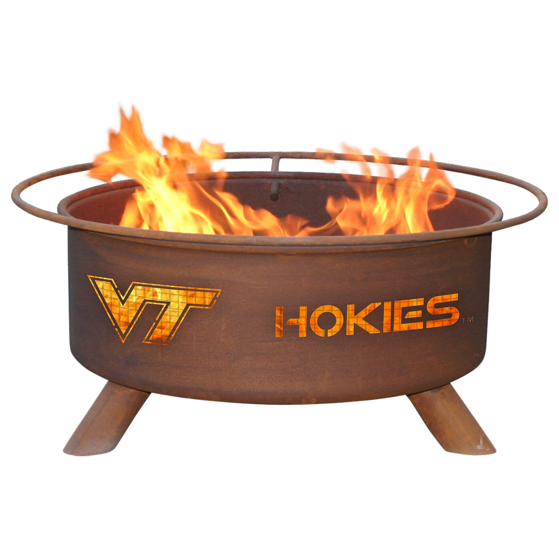 Virginia Tech Hokies Portable Fire Pit Grill