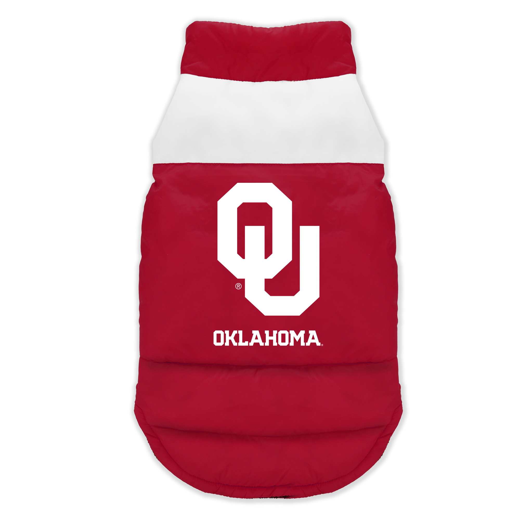  NCAA Oklahoma Sooners Puffer Vest for Dogs & Cats