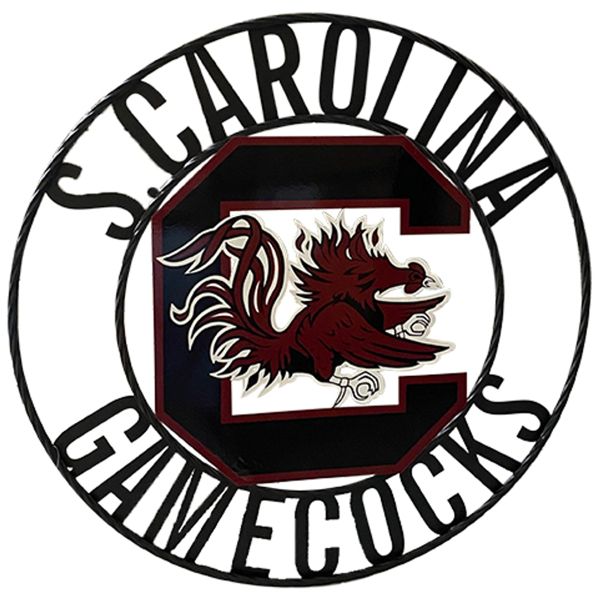 South Carolina Gamecocks Wrought Iron Wall Decor 18 south-carolina-gamecocks-wrought-iron-wall-decor-18