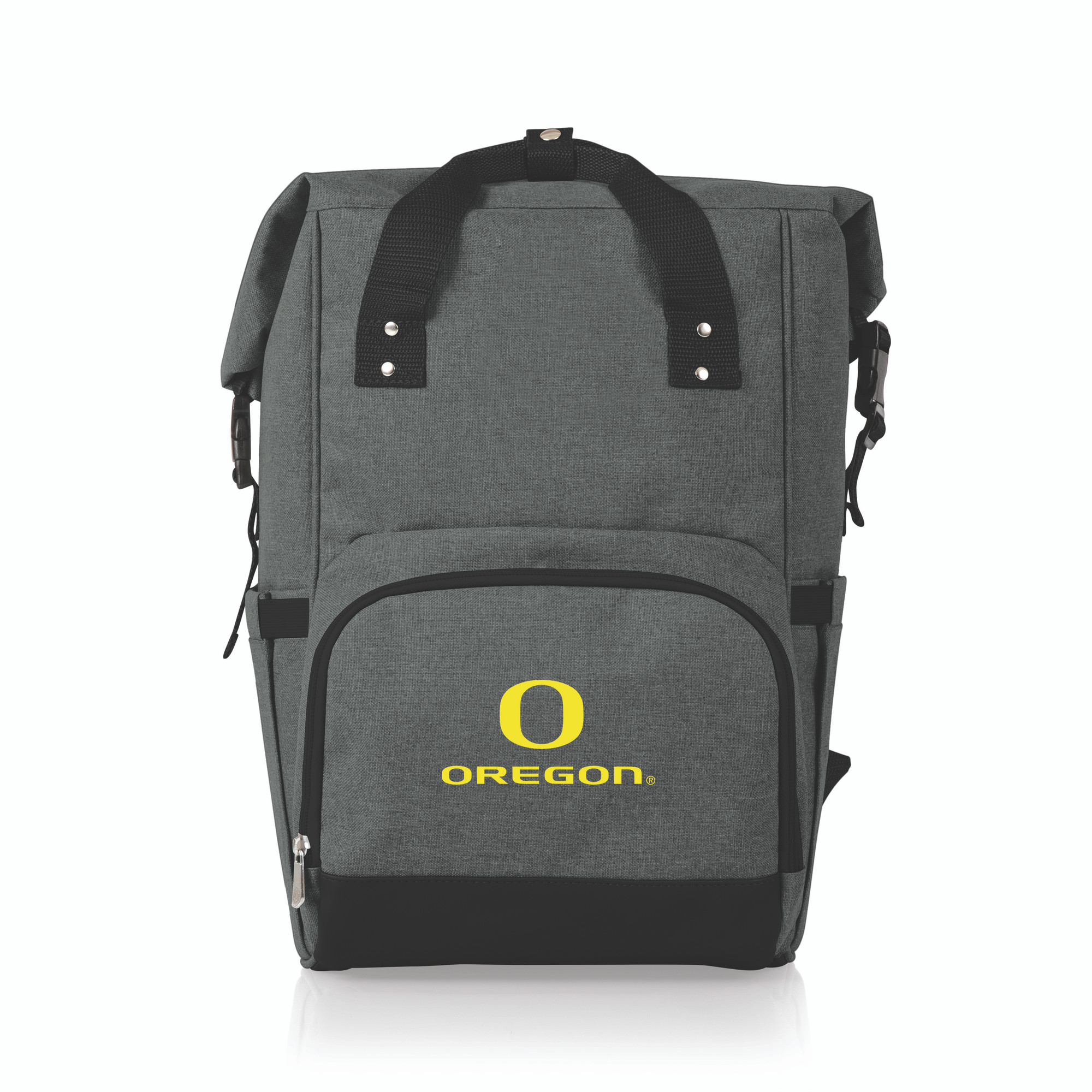 Oregon Ducks On The Go Roll-Top Cooler Backpack