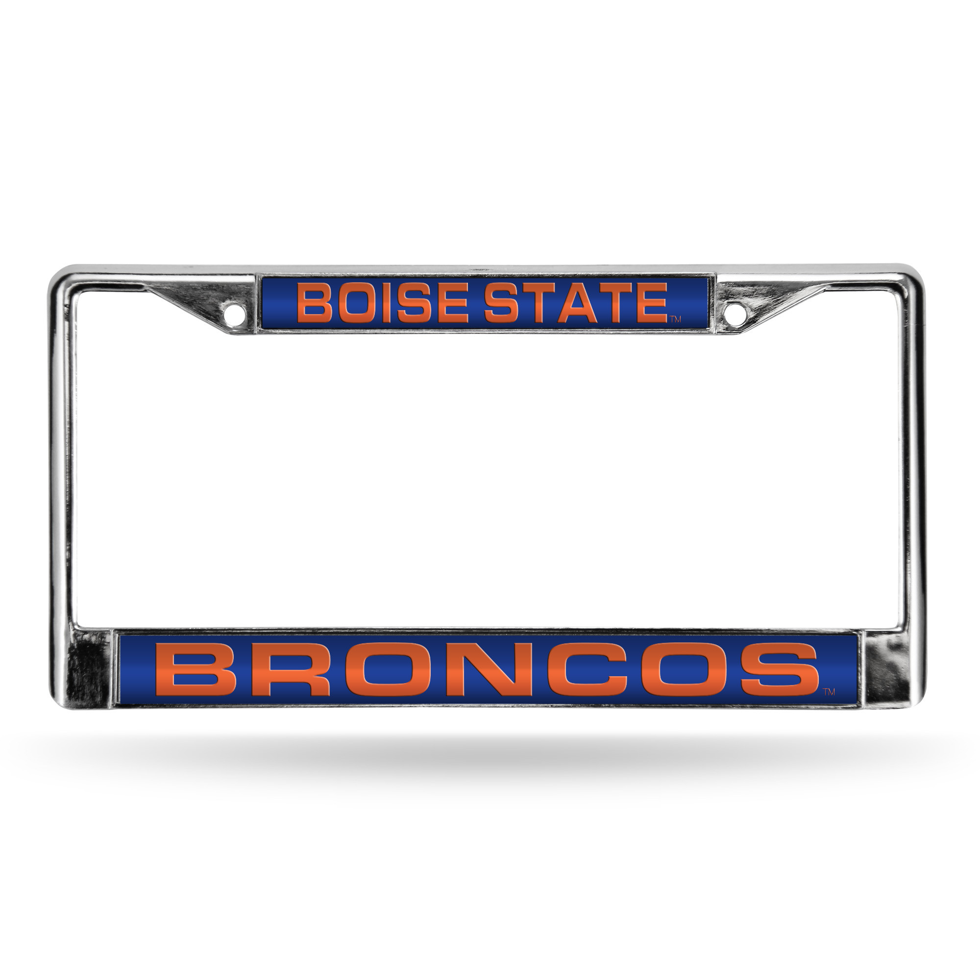 Boise State Broncos Blue Laser Cut Chrome Frame