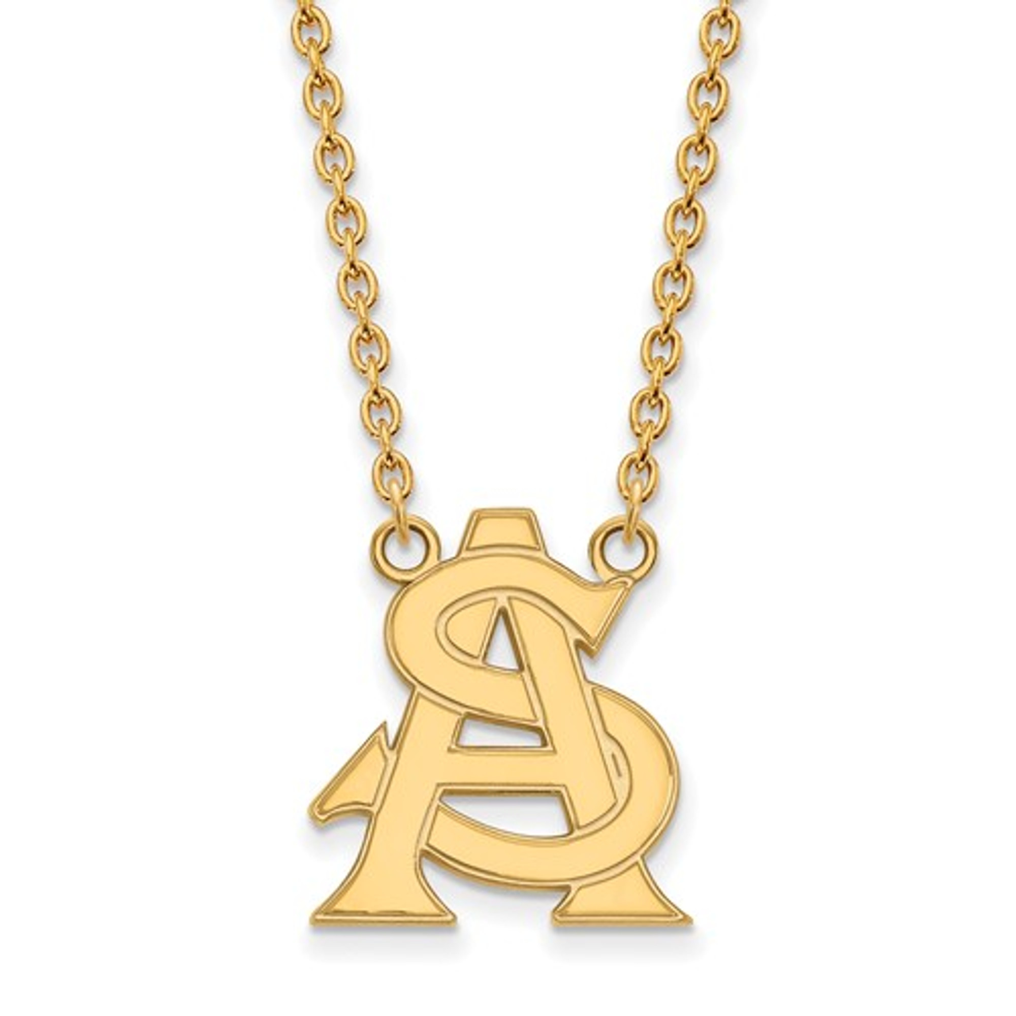 14k Gold University of Louisville Cardinal Large Pendant 18 inch Necklace