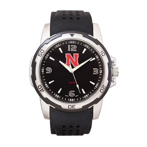 Nebraska Huskers Men's Stealth Sports Watch