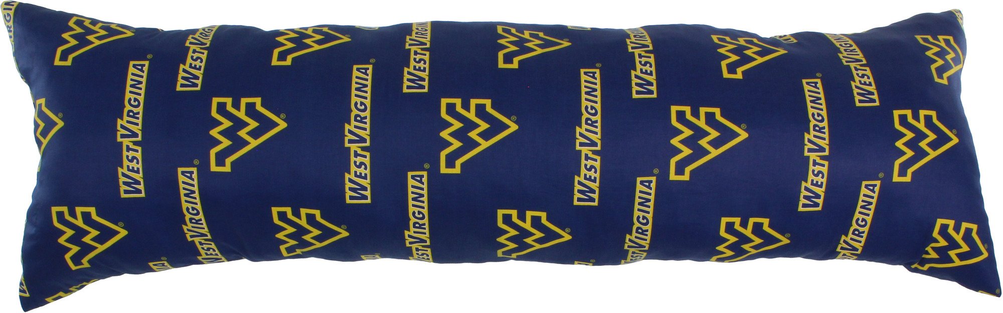 West Virginia Mountaineers Printed Body Pillow