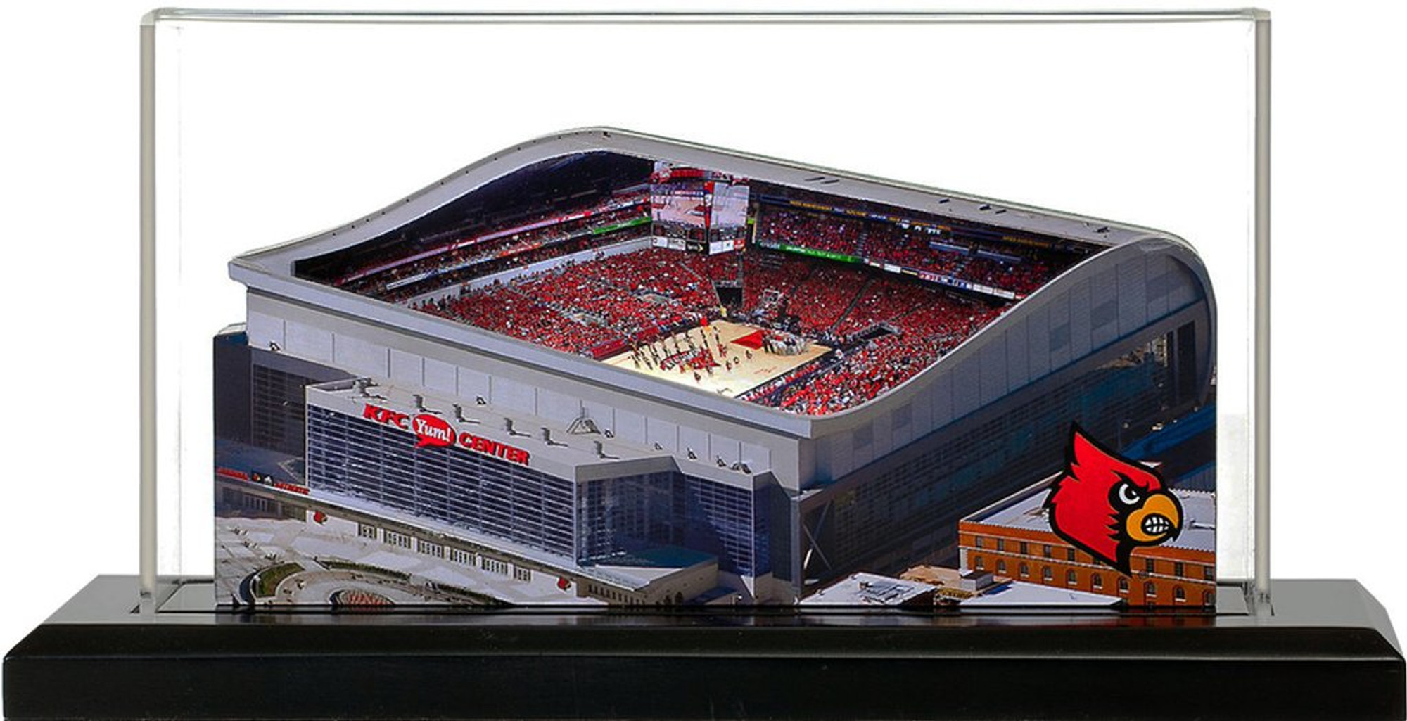 Louisville Cardinals Cardinal Stadium, 19 with display case