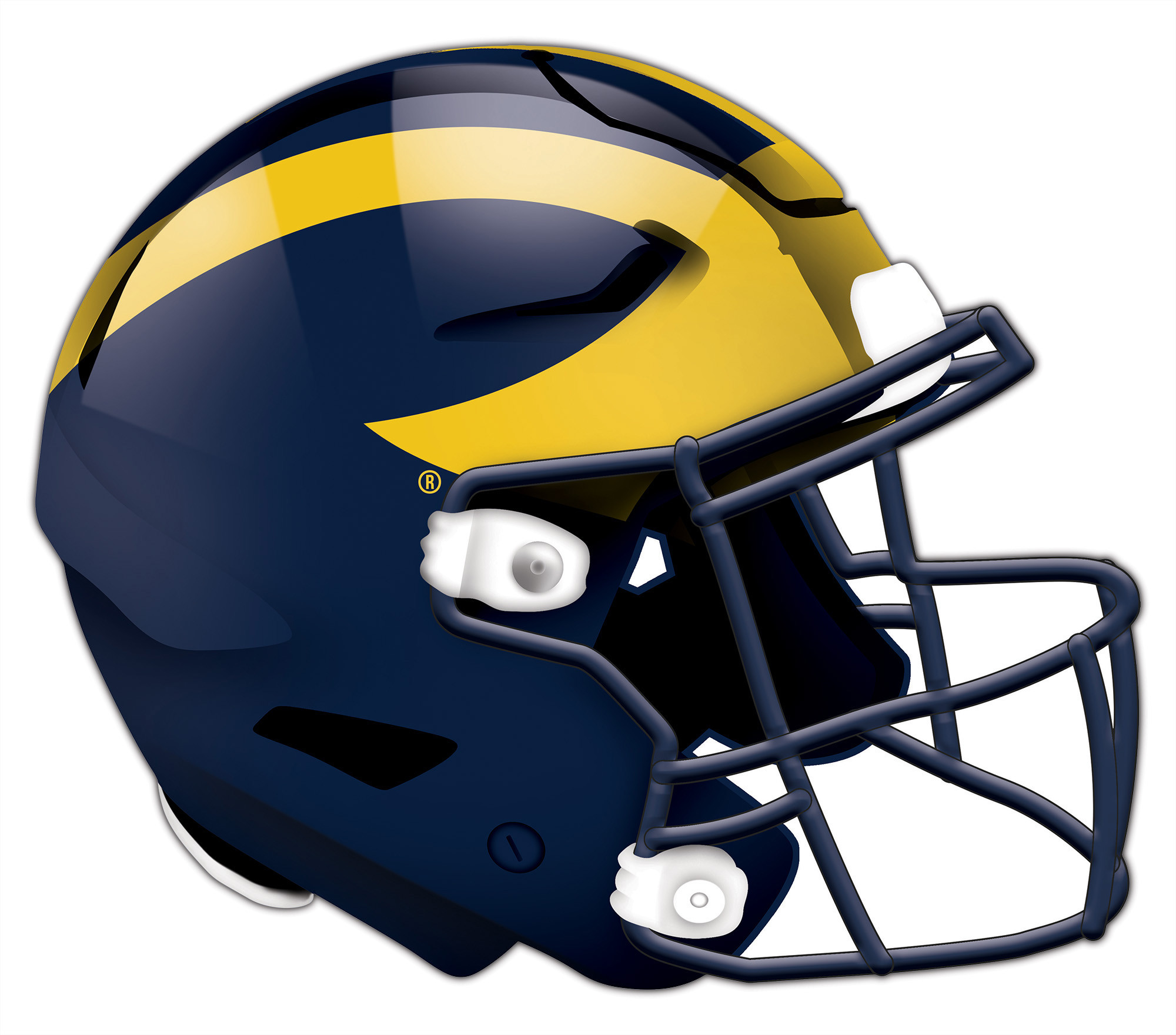 Michigan Wolverines Authentic Helmet Cutout 24 michigan-wolverines-authentic-helmet-cutout-24-wall-art