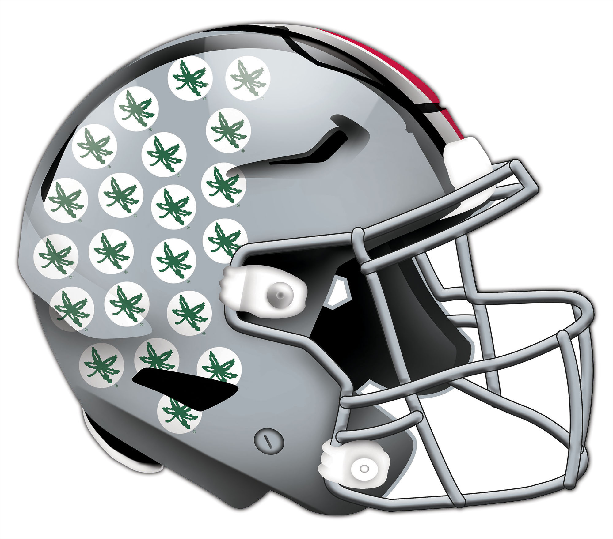 Ohio State Buckeyes Authentic Helmet Cutout 24