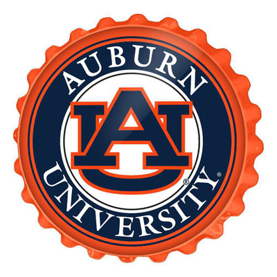 Auburn Tigers Bottle Cap Wall Sign | The Fan-Brand | NCAUBT-210-01