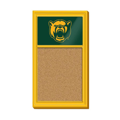 Baylor Bears Bear Logo - Cork Noteboard | The Fan-Brand | NCBAYL-640-02