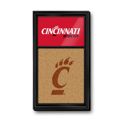 Cincinnati Bearcats Dual Logo - Cork Note Board | The Fan-Brand | NCCINC-640-02