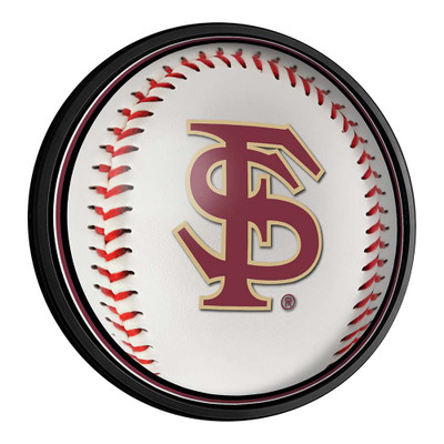 Florida State Seminoles Baseball - Slimline Lighted Wall Sign | The Fan-Brand | NCFSSM-130-31