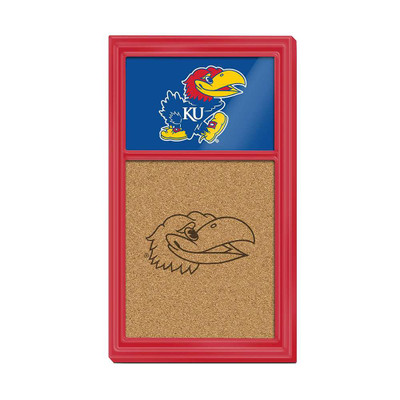 Kansas Jayhawks Cork Note Board | The Fan-Brand | NCKANS-640-02