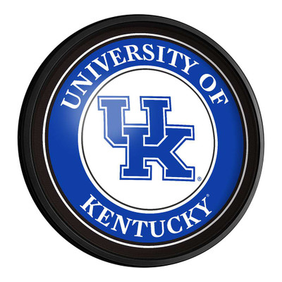 Kentucky Wildcats Round Slimline Lighted Wall Sign | The Fan-Brand | NCKWLD-130-01
