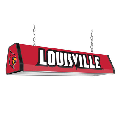 Louisville Cardinals Standard Pool Table Light - Red | The Fan-Brand | NCLOUS-310-01B