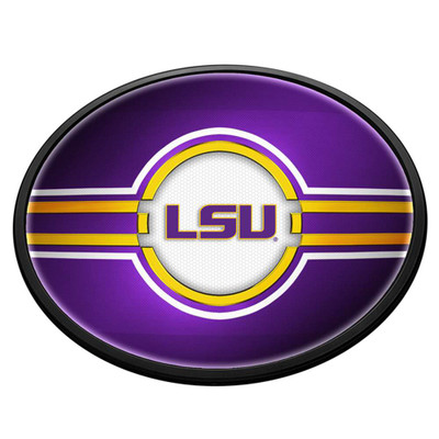 LSU Tigers LSU - Oval Slimline Lighted Wall Sign | The Fan-Brand | NCLSUT-140-02