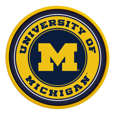 Michigan Wolverines Modern Disc Wall Sign | The Fan-Brand | NCMICH-230-01