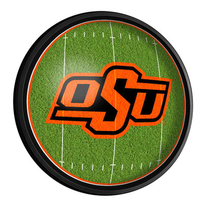 Oklahoma State Cowboys On the 50 - Slimline Lighted Wall Sign | The Fan-Brand | NCOKST-130-22