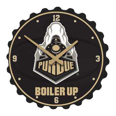 Purdue Boilermakers Boilermaker Special - Bottle Cap Wall Clock | The Fan-Brand | NCPURD-540-03