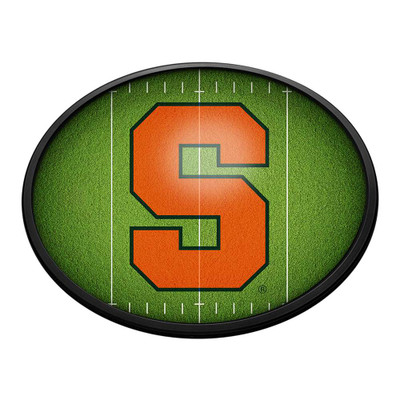 Syracuse Orange On the 50 - Oval Slimline Lighted Wall Sign | The Fan-Brand | NCSYRC-140-22