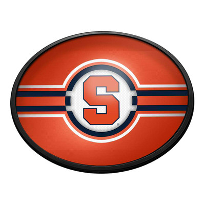 Syracuse Orange Oval Slimline Lighted Wall Sign - Orange | The Fan-Brand | NCSYRC-140-01B