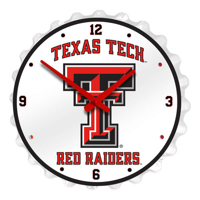 Texas Tech Red Raiders Bottle Cap Wall Clock | The Fan-Brand | NCTTRR-540-01