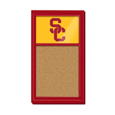 USC Trojans Cork Noteboard - Cardinal Frame | The Fan-Brand | NCUSCT-640-01B