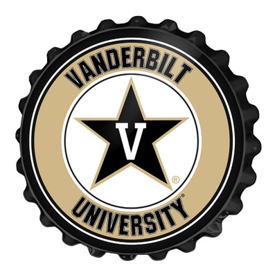 Vanderbilt Commodores Bottle Cap Wall Sign | The Fan-Brand | NCVAND-210-01