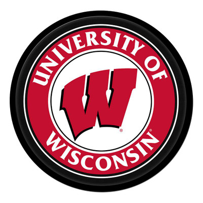 Wisconsin Badgers Modern Disc Wall Sign | The Fan-Brand | NCWISB-230-01