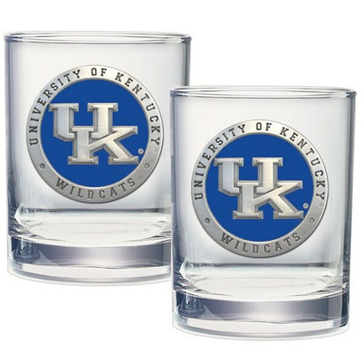 Kentucky Wildcats Cocktail Glasses | Heritage Pewter | DOF10567EB