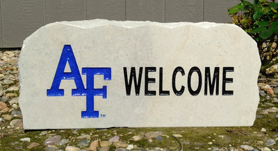 Air Force Academy Decorative Stone Welcome Large |Stoneworx | airforce2