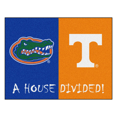 Florida Gators / Tennessee Volunteers House Divided Mat | Fanmats | 18676