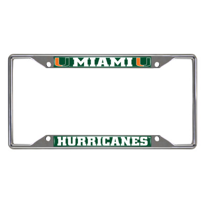 Miami Hurricanes License Plate Frame | Fanmats | 14913